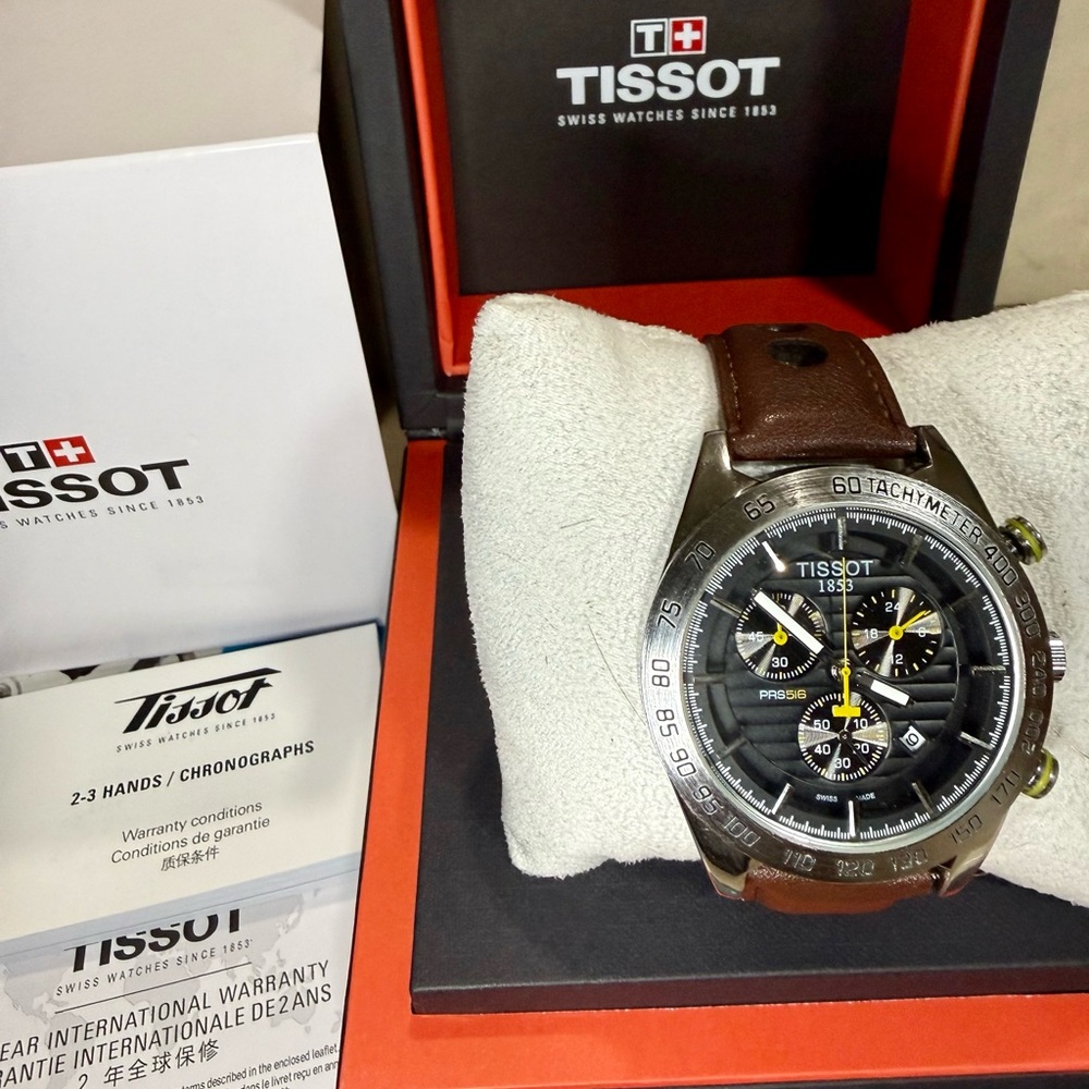 Tissot PRS516 Chronograph Date Classic Mens Watch - Picture 8 of 8